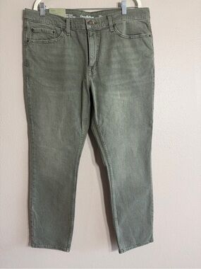 [Used/Like New] Goodfellow & Co Men's Slim Jeans Olive Green // Size 38 x 30